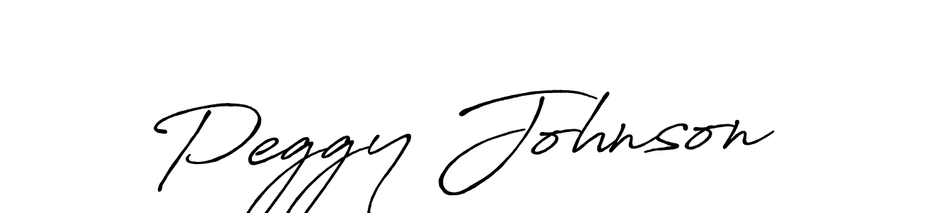 The best way (Antro_Vectra_Bolder) to make a short signature is to pick only two or three words in your name. The name Peggy Johnson include a total of six letters. For converting this name. Peggy Johnson signature style 7 images and pictures png