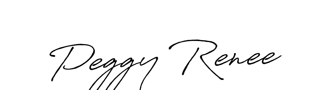 It looks lik you need a new signature style for name Peggy Renee. Design unique handwritten (Antro_Vectra_Bolder) signature with our free signature maker in just a few clicks. Peggy Renee signature style 7 images and pictures png