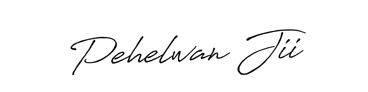 Similarly Antro_Vectra_Bolder is the best handwritten signature design. Signature creator online .You can use it as an online autograph creator for name Pehelwan Jii. Pehelwan Jii signature style 7 images and pictures png