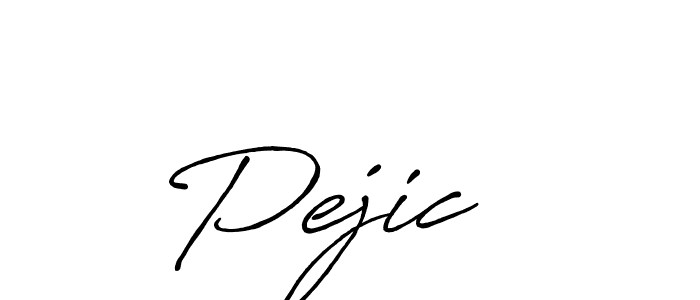 Antro_Vectra_Bolder is a professional signature style that is perfect for those who want to add a touch of class to their signature. It is also a great choice for those who want to make their signature more unique. Get Pejic   name to fancy signature for free. Pejic   signature style 7 images and pictures png