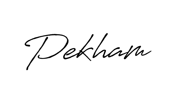 Also You can easily find your signature by using the search form. We will create Pekham name handwritten signature images for you free of cost using Antro_Vectra_Bolder sign style. Pekham signature style 7 images and pictures png