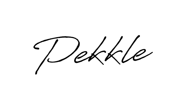 The best way (Antro_Vectra_Bolder) to make a short signature is to pick only two or three words in your name. The name Pekkle include a total of six letters. For converting this name. Pekkle signature style 7 images and pictures png