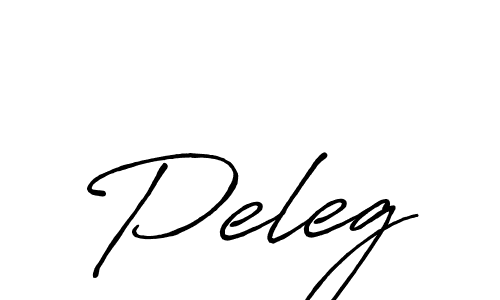 Design your own signature with our free online signature maker. With this signature software, you can create a handwritten (Antro_Vectra_Bolder) signature for name Peleg. Peleg signature style 7 images and pictures png