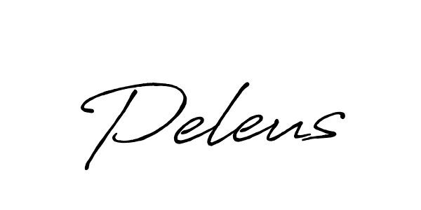 Make a beautiful signature design for name Peleus. With this signature (Antro_Vectra_Bolder) style, you can create a handwritten signature for free. Peleus signature style 7 images and pictures png