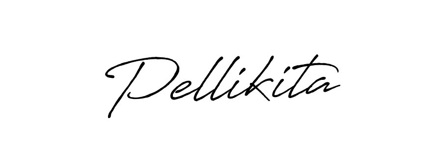Design your own signature with our free online signature maker. With this signature software, you can create a handwritten (Antro_Vectra_Bolder) signature for name Pellikita. Pellikita signature style 7 images and pictures png