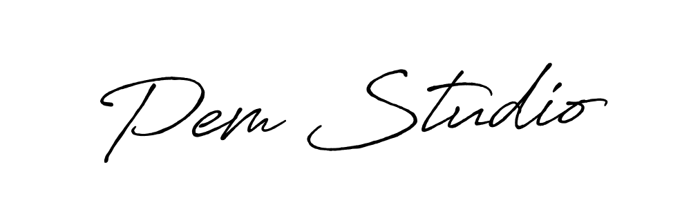 Make a short Pem Studio signature style. Manage your documents anywhere anytime using Antro_Vectra_Bolder. Create and add eSignatures, submit forms, share and send files easily. Pem Studio signature style 7 images and pictures png