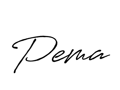 Create a beautiful signature design for name Pema. With this signature (Antro_Vectra_Bolder) fonts, you can make a handwritten signature for free. Pema signature style 7 images and pictures png