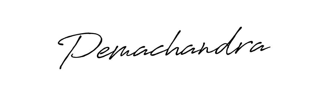 How to make Pemachandra signature? Antro_Vectra_Bolder is a professional autograph style. Create handwritten signature for Pemachandra name. Pemachandra signature style 7 images and pictures png
