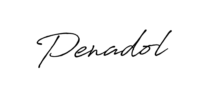 Make a beautiful signature design for name Penadol. With this signature (Antro_Vectra_Bolder) style, you can create a handwritten signature for free. Penadol signature style 7 images and pictures png