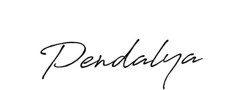 Once you've used our free online signature maker to create your best signature Antro_Vectra_Bolder style, it's time to enjoy all of the benefits that Pendalya name signing documents. Pendalya signature style 7 images and pictures png