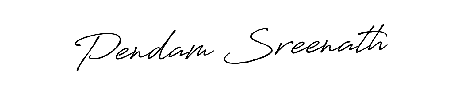 Once you've used our free online signature maker to create your best signature Antro_Vectra_Bolder style, it's time to enjoy all of the benefits that Pendam Sreenath name signing documents. Pendam Sreenath signature style 7 images and pictures png