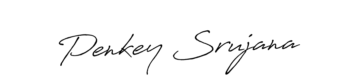 It looks lik you need a new signature style for name Penkey Srujana. Design unique handwritten (Antro_Vectra_Bolder) signature with our free signature maker in just a few clicks. Penkey Srujana signature style 7 images and pictures png