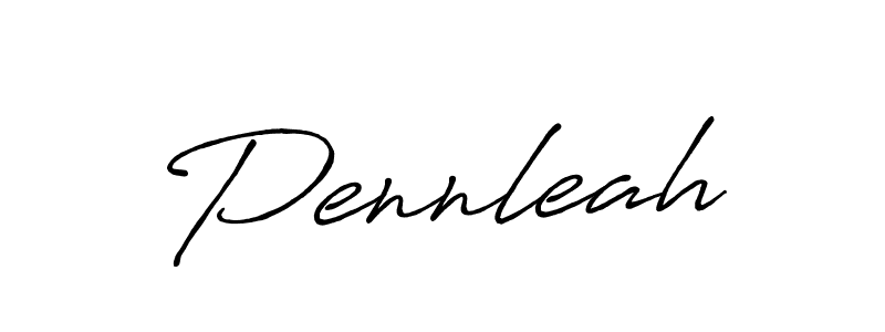 Create a beautiful signature design for name Pennleah. With this signature (Antro_Vectra_Bolder) fonts, you can make a handwritten signature for free. Pennleah signature style 7 images and pictures png