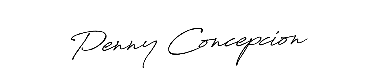 Also we have Penny Concepcion name is the best signature style. Create professional handwritten signature collection using Antro_Vectra_Bolder autograph style. Penny Concepcion signature style 7 images and pictures png