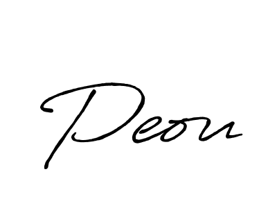 Also You can easily find your signature by using the search form. We will create Peou name handwritten signature images for you free of cost using Antro_Vectra_Bolder sign style. Peou signature style 7 images and pictures png