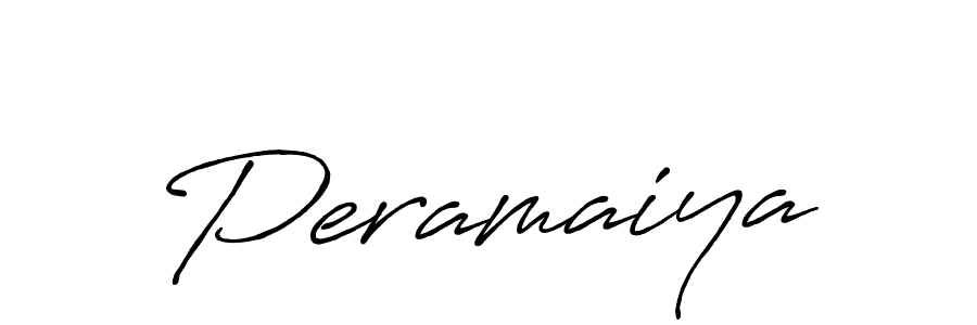 How to make Peramaiya name signature. Use Antro_Vectra_Bolder style for creating short signs online. This is the latest handwritten sign. Peramaiya signature style 7 images and pictures png