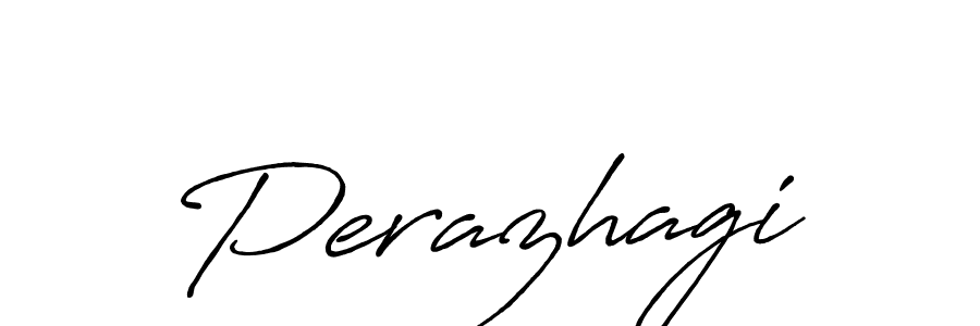 Make a beautiful signature design for name Perazhagi. With this signature (Antro_Vectra_Bolder) style, you can create a handwritten signature for free. Perazhagi signature style 7 images and pictures png