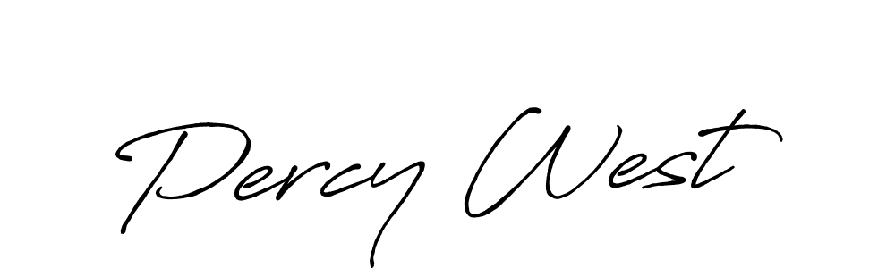 Use a signature maker to create a handwritten signature online. With this signature software, you can design (Antro_Vectra_Bolder) your own signature for name Percy West. Percy West signature style 7 images and pictures png