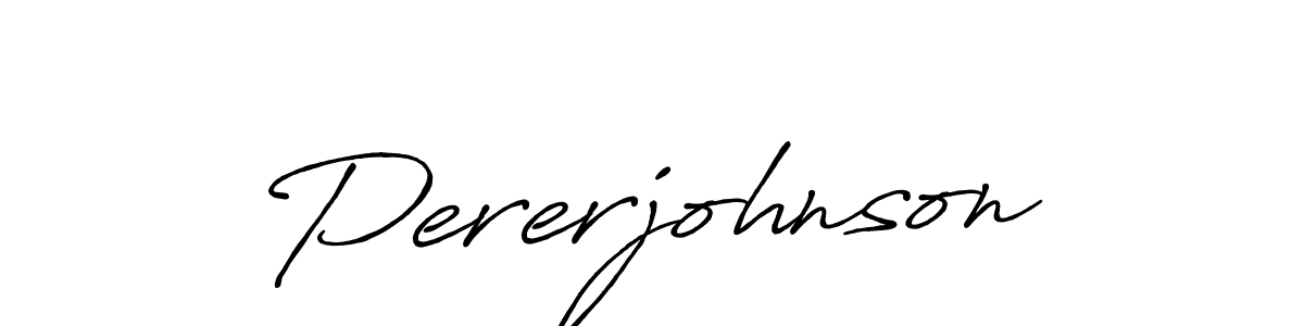 Create a beautiful signature design for name Pererjohnson. With this signature (Antro_Vectra_Bolder) fonts, you can make a handwritten signature for free. Pererjohnson signature style 7 images and pictures png
