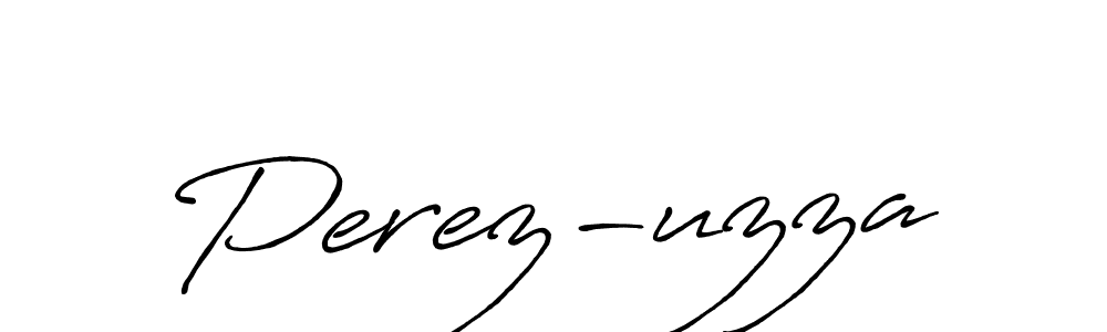 Use a signature maker to create a handwritten signature online. With this signature software, you can design (Antro_Vectra_Bolder) your own signature for name Perez-uzza. Perez-uzza signature style 7 images and pictures png
