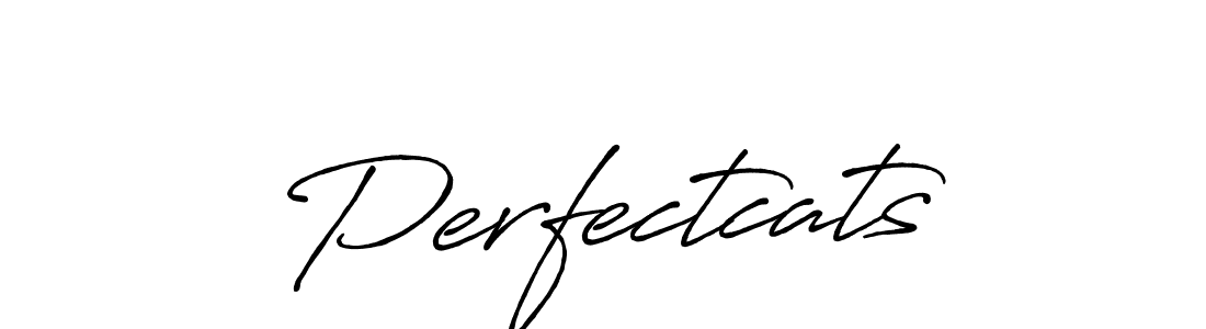 How to make Perfectcats signature? Antro_Vectra_Bolder is a professional autograph style. Create handwritten signature for Perfectcats name. Perfectcats signature style 7 images and pictures png