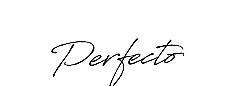 Similarly Antro_Vectra_Bolder is the best handwritten signature design. Signature creator online .You can use it as an online autograph creator for name Perfecto. Perfecto signature style 7 images and pictures png