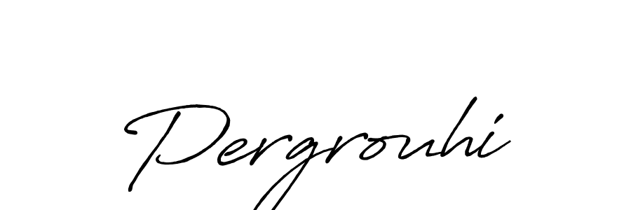 Use a signature maker to create a handwritten signature online. With this signature software, you can design (Antro_Vectra_Bolder) your own signature for name Pergrouhi. Pergrouhi signature style 7 images and pictures png