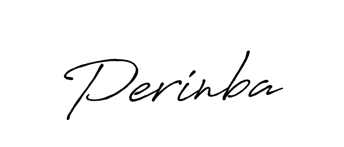 Make a beautiful signature design for name Perinba. With this signature (Antro_Vectra_Bolder) style, you can create a handwritten signature for free. Perinba signature style 7 images and pictures png