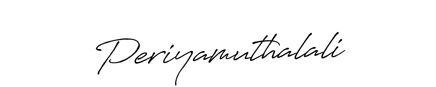 Create a beautiful signature design for name Periyamuthalali. With this signature (Antro_Vectra_Bolder) fonts, you can make a handwritten signature for free. Periyamuthalali signature style 7 images and pictures png