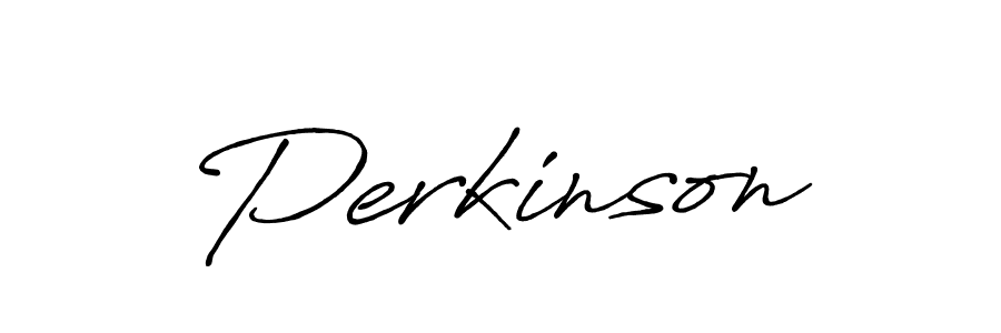 Perkinson stylish signature style. Best Handwritten Sign (Antro_Vectra_Bolder) for my name. Handwritten Signature Collection Ideas for my name Perkinson. Perkinson signature style 7 images and pictures png