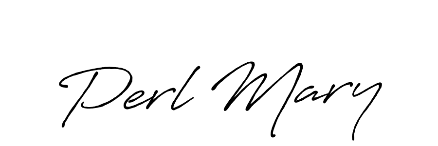 Design your own signature with our free online signature maker. With this signature software, you can create a handwritten (Antro_Vectra_Bolder) signature for name Perl Mary. Perl Mary signature style 7 images and pictures png