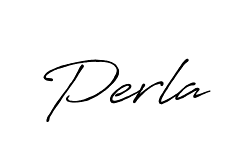 Design your own signature with our free online signature maker. With this signature software, you can create a handwritten (Antro_Vectra_Bolder) signature for name Perla. Perla signature style 7 images and pictures png