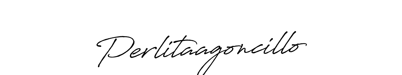 Also we have Perlitaagoncillo name is the best signature style. Create professional handwritten signature collection using Antro_Vectra_Bolder autograph style. Perlitaagoncillo signature style 7 images and pictures png