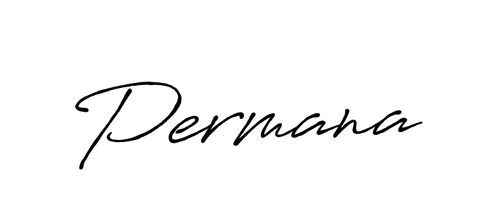 Also we have Permana name is the best signature style. Create professional handwritten signature collection using Antro_Vectra_Bolder autograph style. Permana signature style 7 images and pictures png