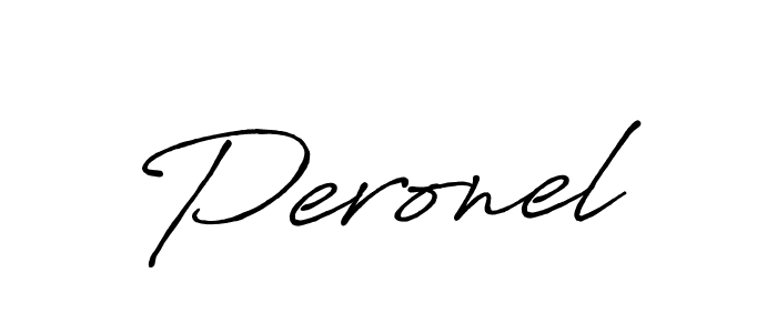 Peronel stylish signature style. Best Handwritten Sign (Antro_Vectra_Bolder) for my name. Handwritten Signature Collection Ideas for my name Peronel. Peronel signature style 7 images and pictures png