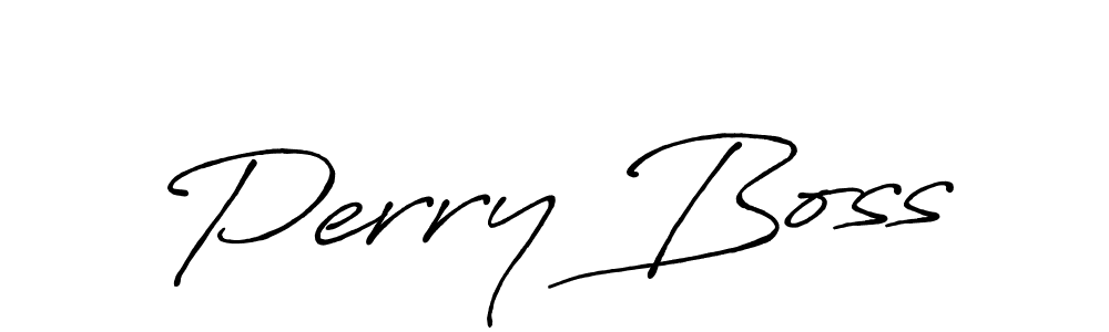 Make a short Perry Boss signature style. Manage your documents anywhere anytime using Antro_Vectra_Bolder. Create and add eSignatures, submit forms, share and send files easily. Perry Boss signature style 7 images and pictures png
