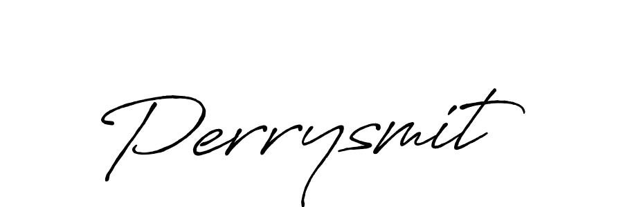 Design your own signature with our free online signature maker. With this signature software, you can create a handwritten (Antro_Vectra_Bolder) signature for name Perrysmit. Perrysmit signature style 7 images and pictures png