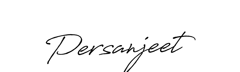 Make a beautiful signature design for name Persanjeet. With this signature (Antro_Vectra_Bolder) style, you can create a handwritten signature for free. Persanjeet signature style 7 images and pictures png