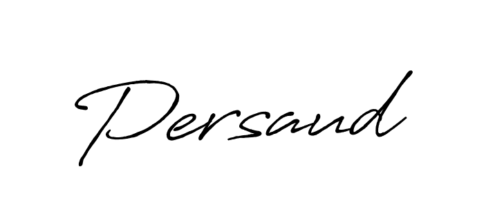Persaud stylish signature style. Best Handwritten Sign (Antro_Vectra_Bolder) for my name. Handwritten Signature Collection Ideas for my name Persaud. Persaud signature style 7 images and pictures png