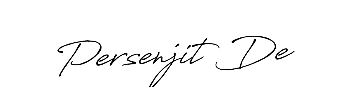 How to make Persenjit De signature? Antro_Vectra_Bolder is a professional autograph style. Create handwritten signature for Persenjit De name. Persenjit De signature style 7 images and pictures png