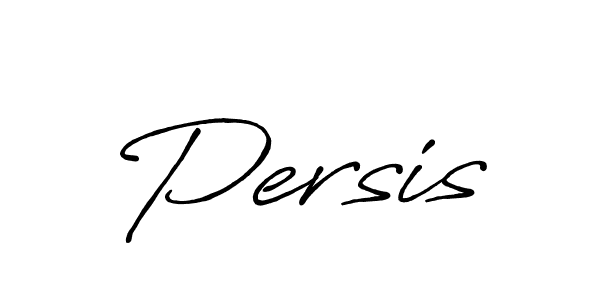 Persis stylish signature style. Best Handwritten Sign (Antro_Vectra_Bolder) for my name. Handwritten Signature Collection Ideas for my name Persis. Persis signature style 7 images and pictures png