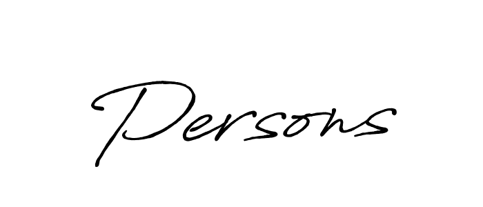 How to make Persons signature? Antro_Vectra_Bolder is a professional autograph style. Create handwritten signature for Persons name. Persons signature style 7 images and pictures png
