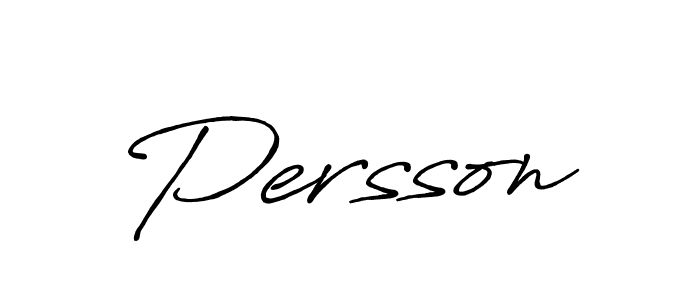 You should practise on your own different ways (Antro_Vectra_Bolder) to write your name (Persson) in signature. don't let someone else do it for you. Persson signature style 7 images and pictures png