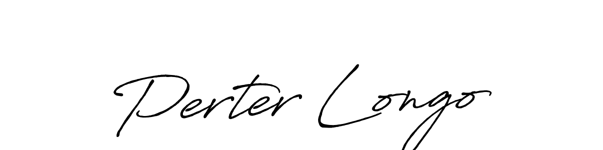 You should practise on your own different ways (Antro_Vectra_Bolder) to write your name (Perter Longo) in signature. don't let someone else do it for you. Perter Longo signature style 7 images and pictures png