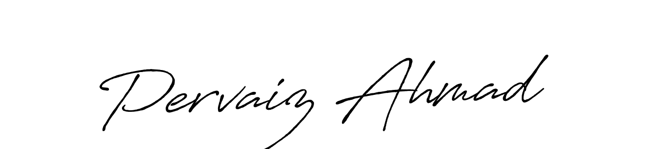 You should practise on your own different ways (Antro_Vectra_Bolder) to write your name (Pervaiz Ahmad) in signature. don't let someone else do it for you. Pervaiz Ahmad signature style 7 images and pictures png