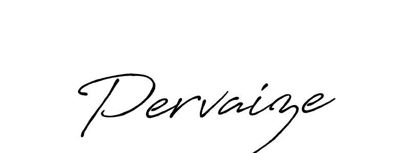 Design your own signature with our free online signature maker. With this signature software, you can create a handwritten (Antro_Vectra_Bolder) signature for name Pervaize. Pervaize signature style 7 images and pictures png