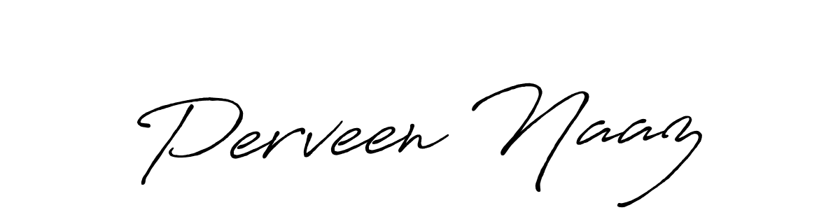 Antro_Vectra_Bolder is a professional signature style that is perfect for those who want to add a touch of class to their signature. It is also a great choice for those who want to make their signature more unique. Get Perveen Naaz name to fancy signature for free. Perveen Naaz signature style 7 images and pictures png