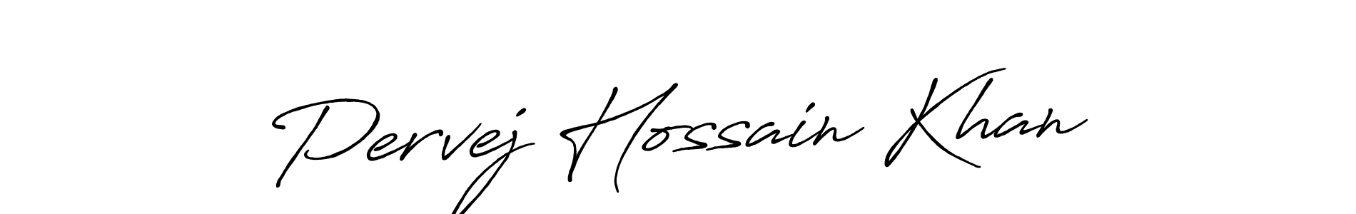 How to make Pervej Hossain Khan signature? Antro_Vectra_Bolder is a professional autograph style. Create handwritten signature for Pervej Hossain Khan name. Pervej Hossain Khan signature style 7 images and pictures png