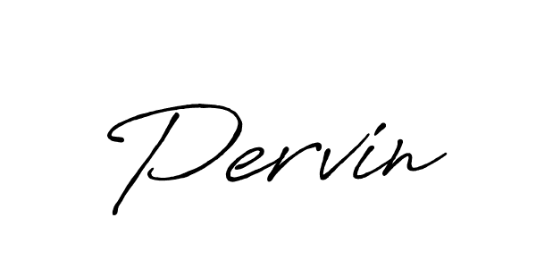 It looks lik you need a new signature style for name Pervin. Design unique handwritten (Antro_Vectra_Bolder) signature with our free signature maker in just a few clicks. Pervin signature style 7 images and pictures png