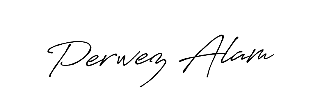 The best way (Antro_Vectra_Bolder) to make a short signature is to pick only two or three words in your name. The name Perwez Alam include a total of six letters. For converting this name. Perwez Alam signature style 7 images and pictures png